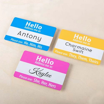 5 Reasons Pronoun Name Badges Are Good for Your Business and Your People