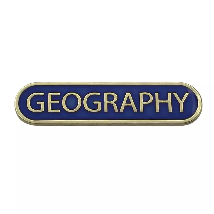 Blue-Geography-Bar-Badge