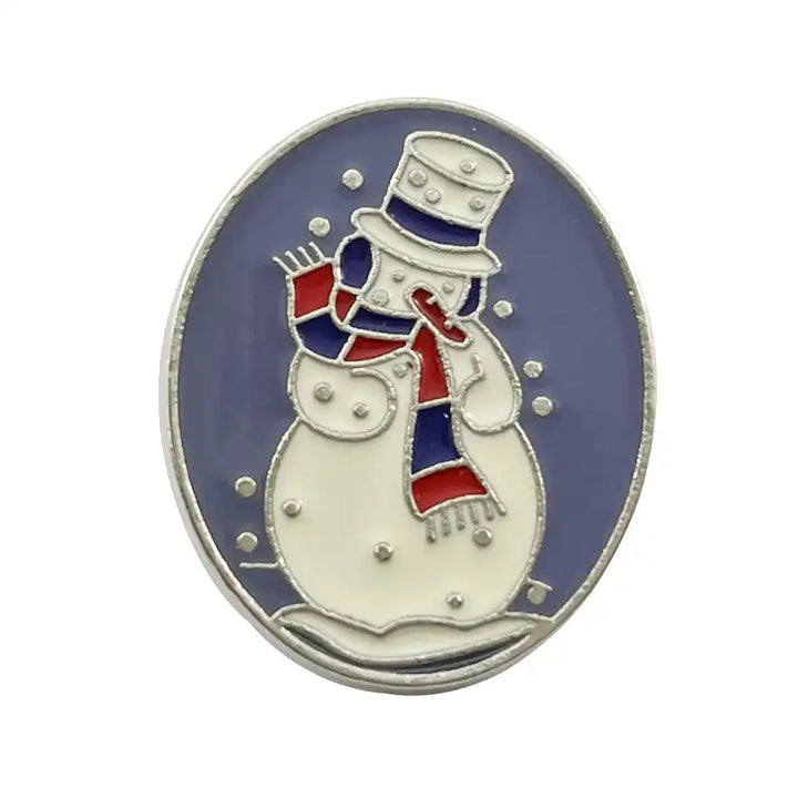 Christmas-Snowman-Badge