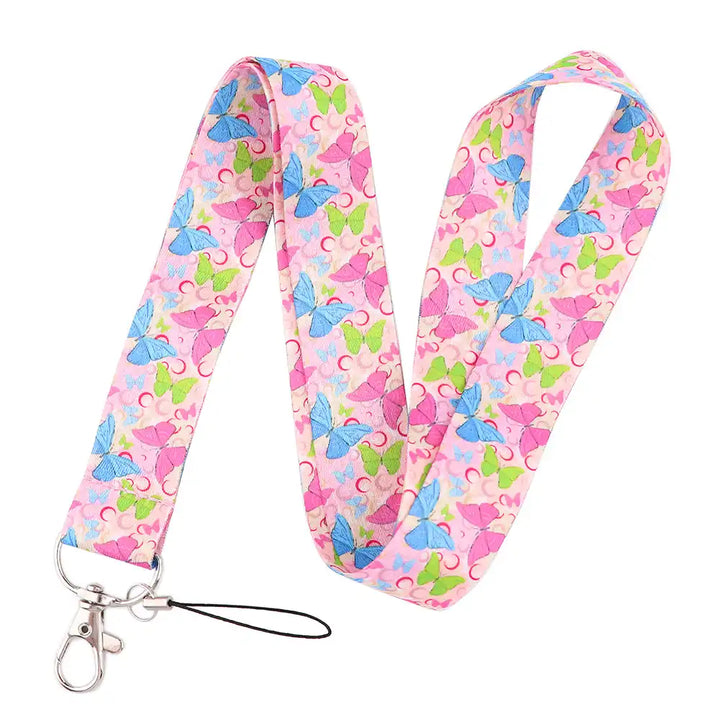 Colorful-Butterfly-Lanyard