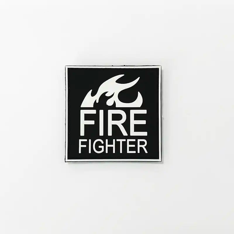 Fire-Fighter-Airsoft-Patch-White