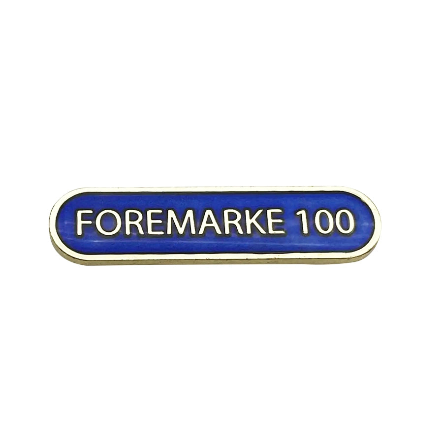 Blue-Foremarke-100-Badge