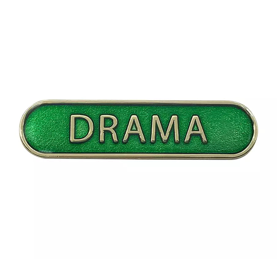 Green-Drama-Enamel-Pin-Badge