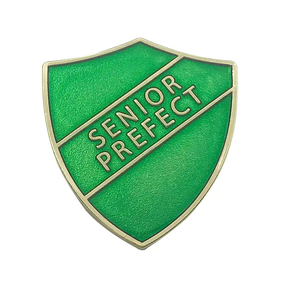 Green-SENIOR-PREFECT-Shield-Enamel-Badge