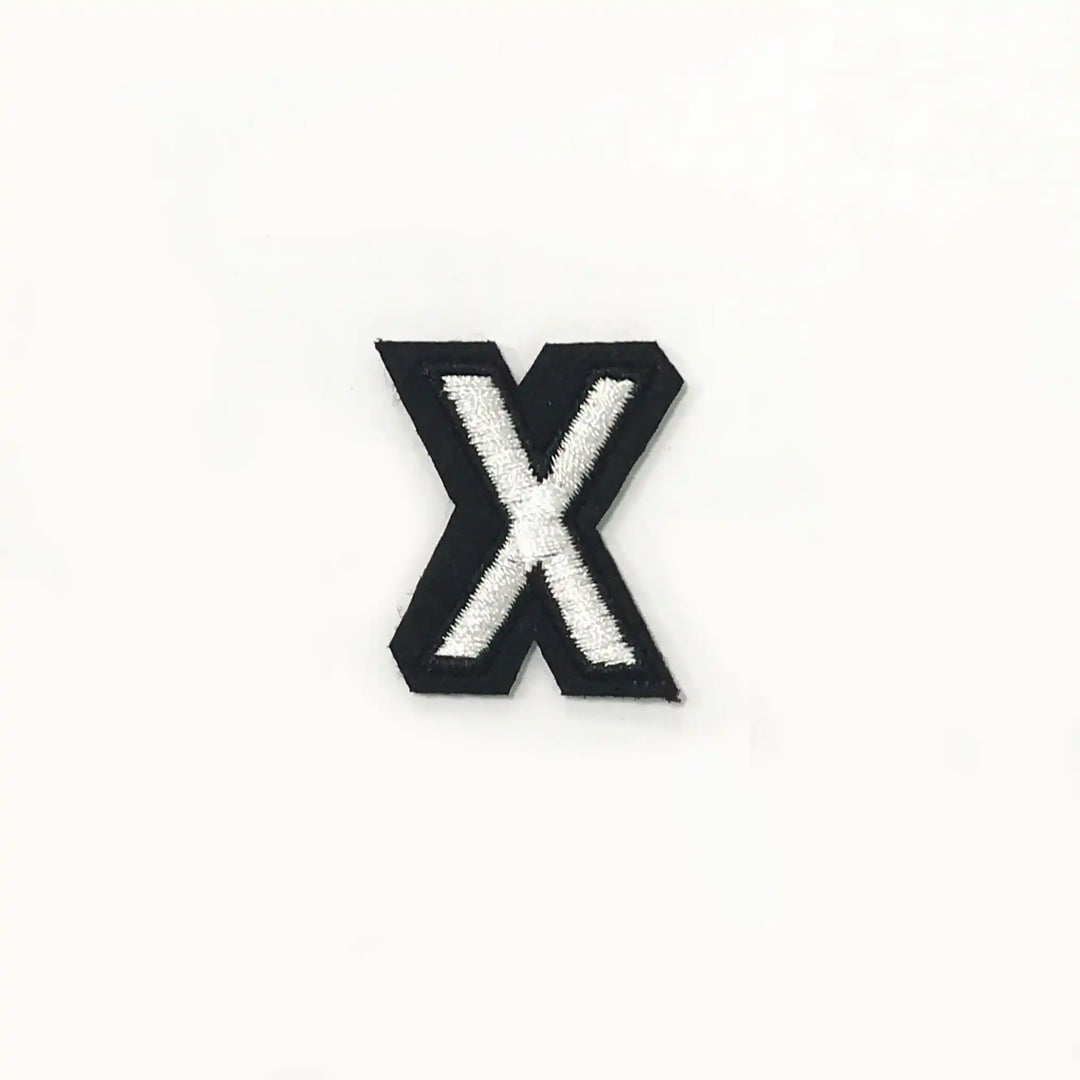 Letter-Patches-X
