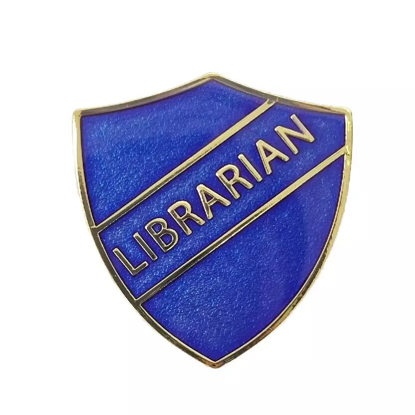 Blue-Librarian-Enamel-Badge