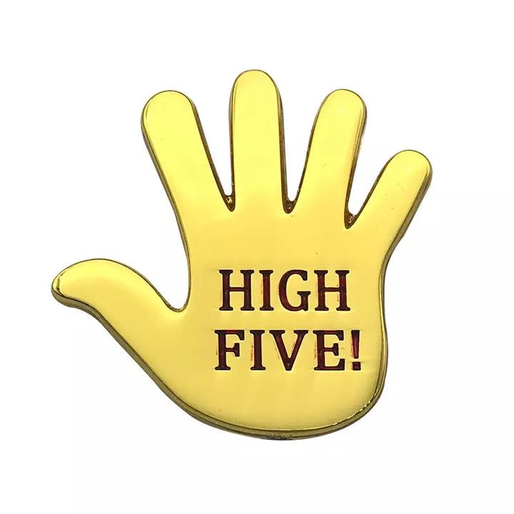Red-HIGH-FIVE-HAND-BADGE