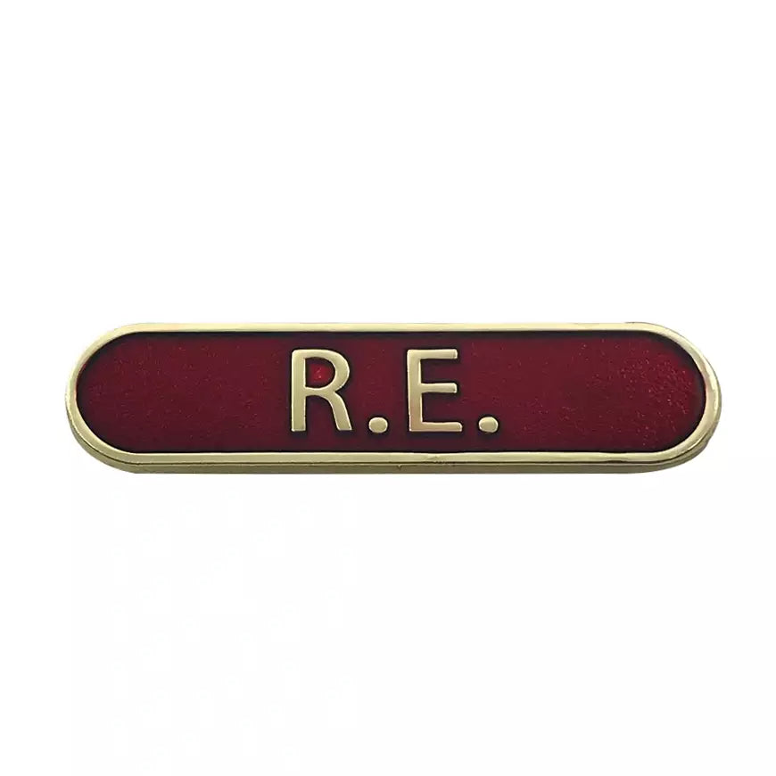Red-Religious-Education-Bar-Enamel-Badge