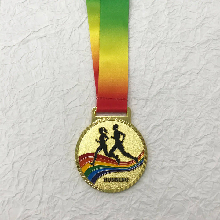 Running-Medals-Gold-Front