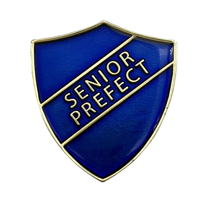 Blue-SENIOR-PREFECT-Shield-Enamel-Badge