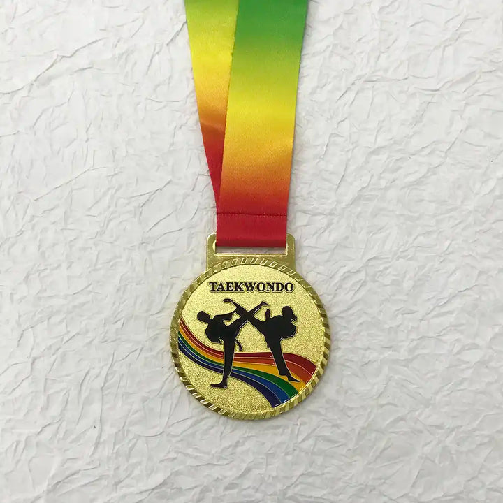 Taekwondo-Medal-Gold-Front
