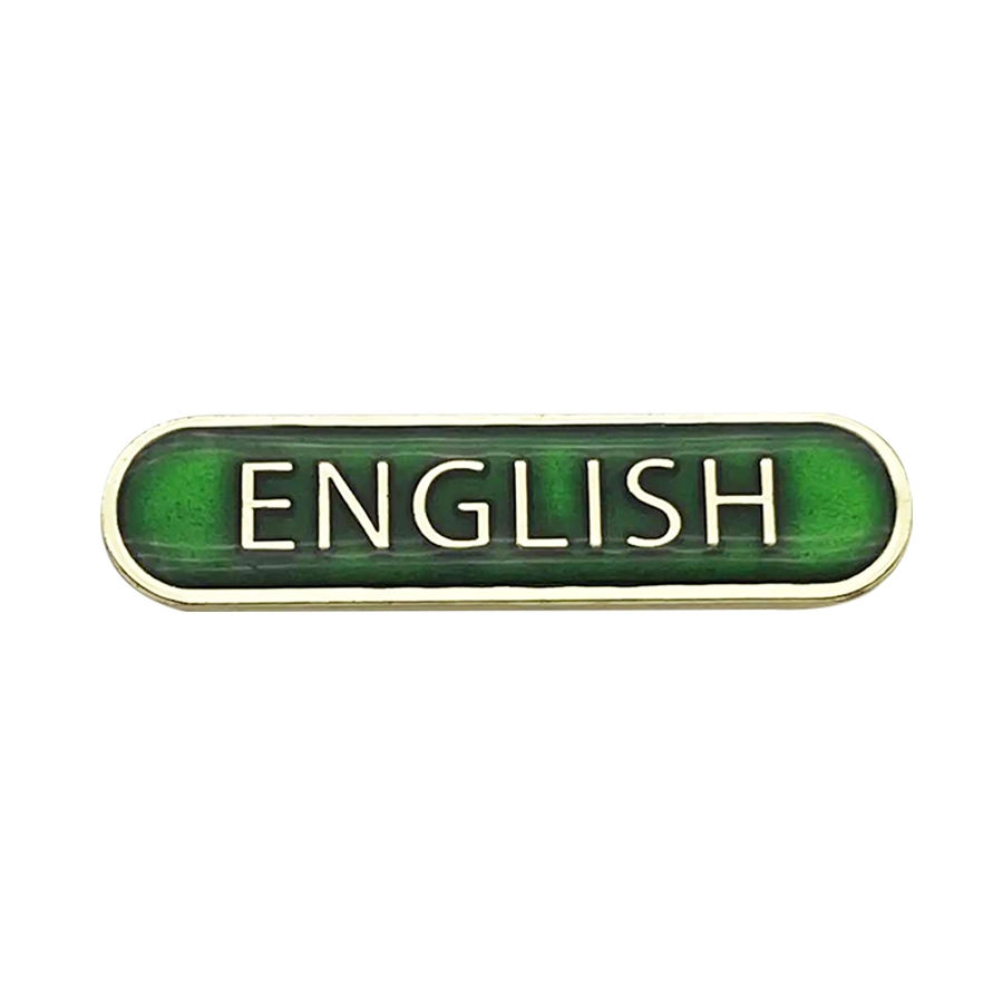 ENGLISH-Bar-Badge-green