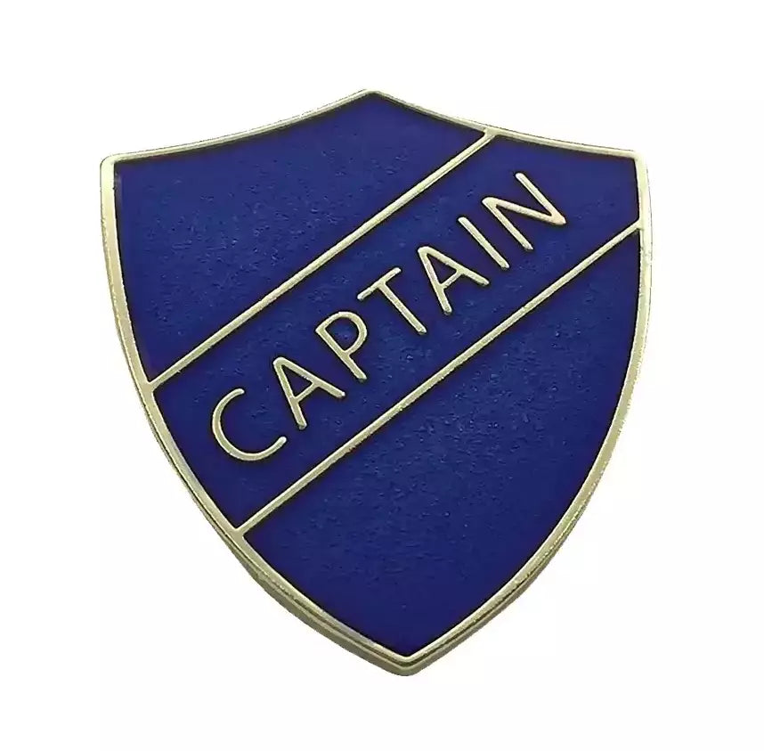 CAPTAIN Shield Badge – Badges UK CAPTAIN Shield Badge – Badges UK