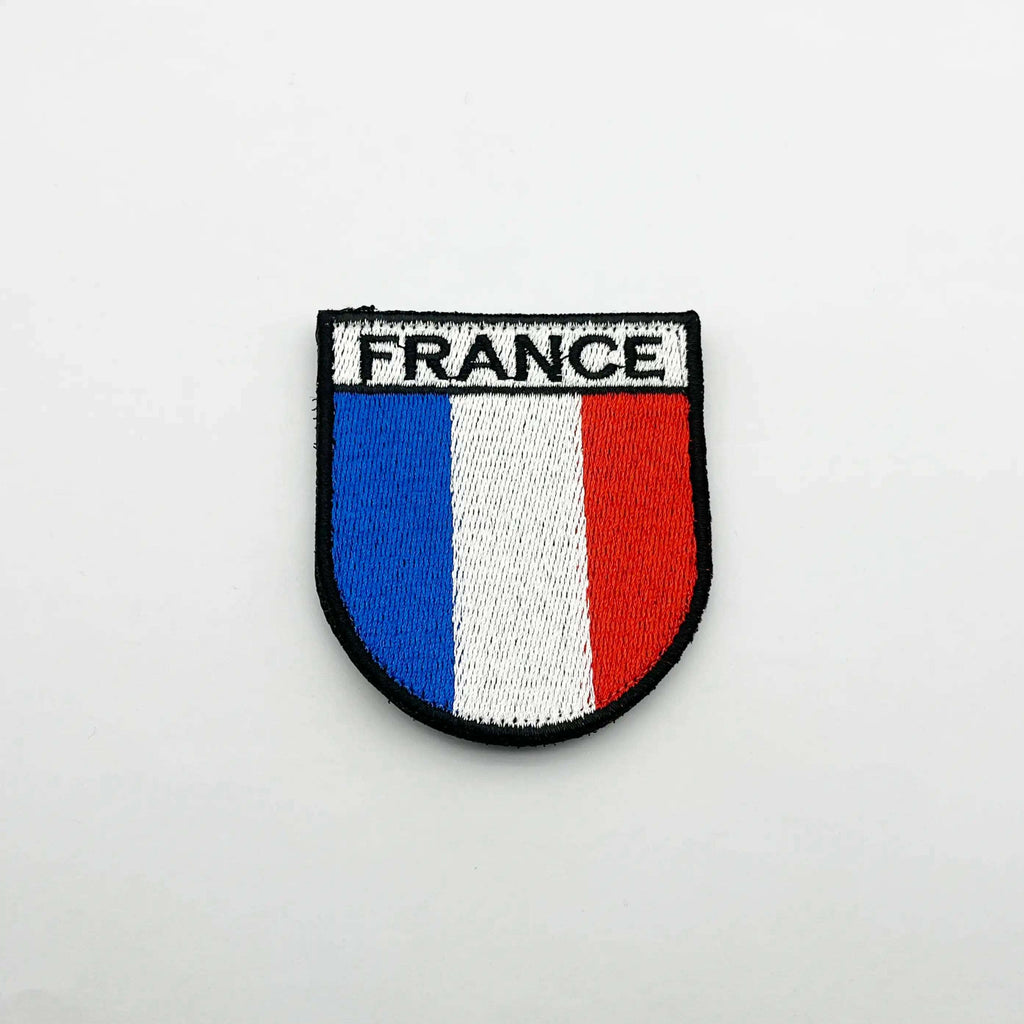 Toppa ricamata Masterpatch rettangolare, patriottico, Bandiera della Francia, 7,00 cm x 4,70 cm Toppa ricamata Masterpatch rettangolare, patriottico, Bandiera della Francia, 7,00 cm x 4,70 cm