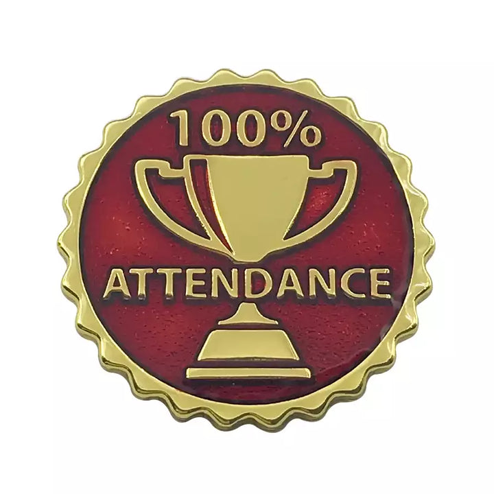 Red-100-percent-Attendance-Badge