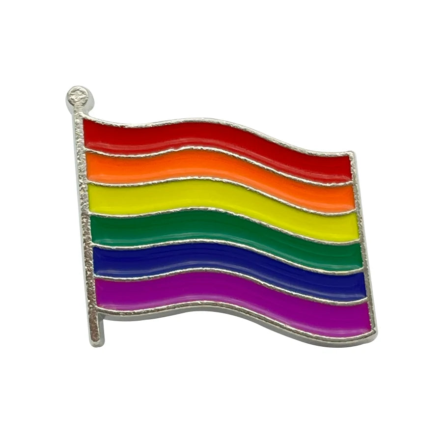 Rainbow Flag Pin Badge [ No middleman - Save 30% ] – Badges UK